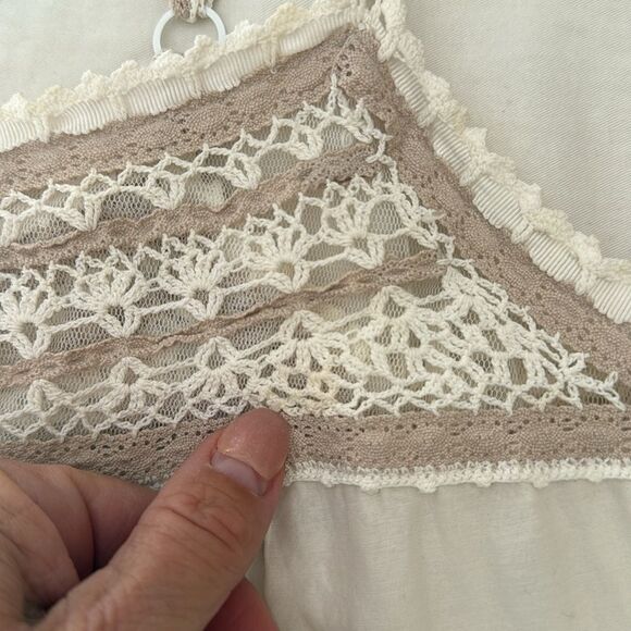 BCBG MaxAzria Boho Crochet Tank Top - Picture 7 of 8